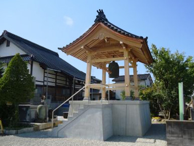 金龍山 安龍寺 鐘楼再建工事