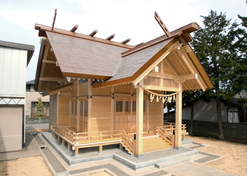 角三島神社 社殿改築工事